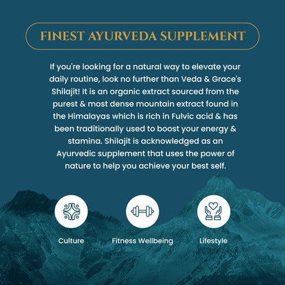 Pure Himalayan Shilajit - 20g - Veda and Grace